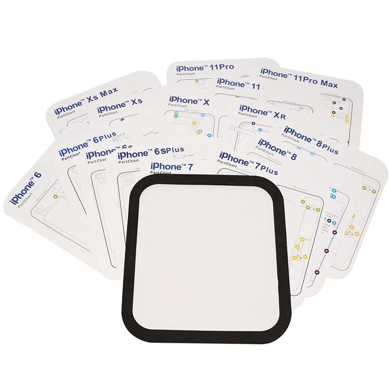 

15-In-1 Magnetic Screw Holder Screw Map Pad For Iphone 6 6S 6P 7 7P 8 8P X XS XR XS Max 11 Pro Max Repair Pad