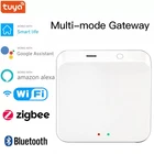 Шлюз Tuya ZigBee, совместимый хаб с Wi-Fi и Bluetooth, управление умным домом, работает с умным домом Alexa Google Home