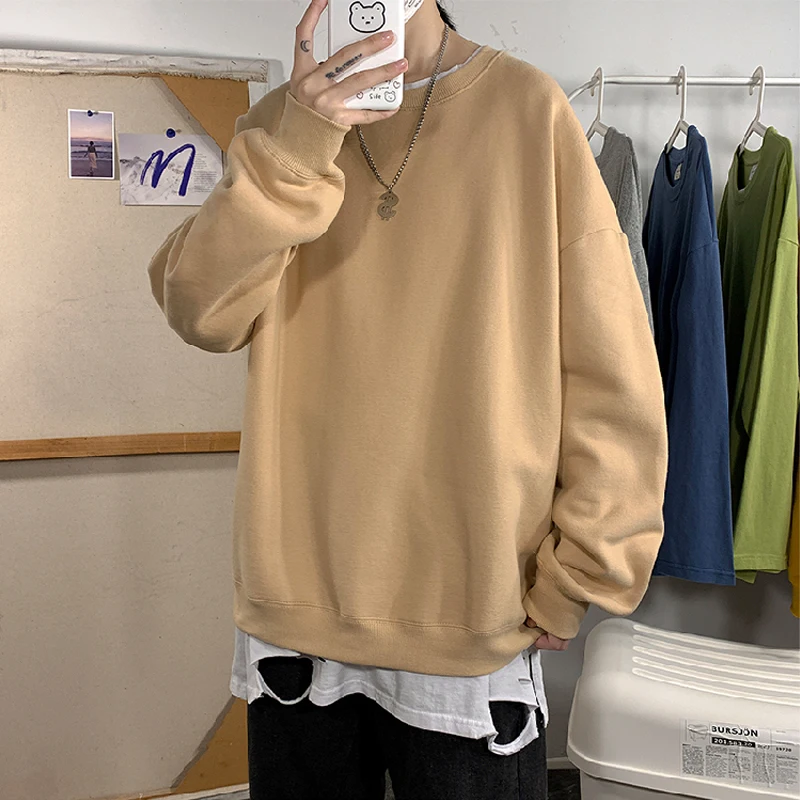 2020 Autumn Winter Woman's Hoodies Women Sweatshirts Lady Fashion Plus Size Oversize Female Loose Cotton Solid Thicken Warm