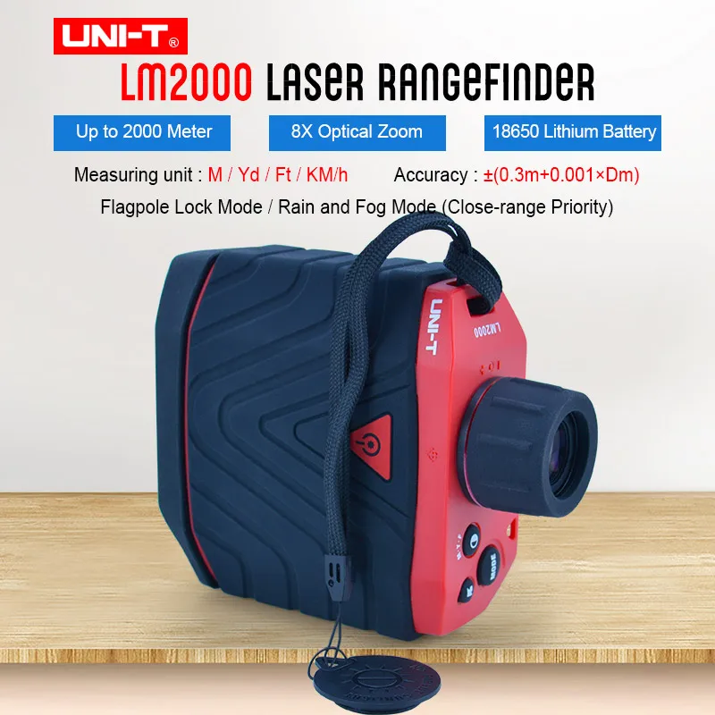 

UNI-T LM2000 Telescope Laser Rangefinder rang finder Golf/Hunting/Construction/Forestry Outdoor 2000m laser distance meter