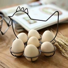 Креативный Переносной Контейнер для яиц в форме курицы, 7 лотков