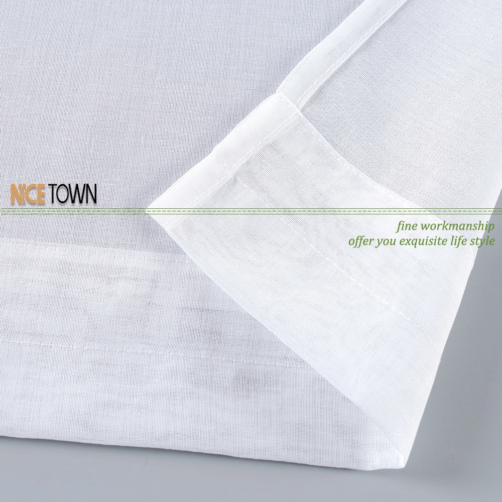 Занавески из белого тюля для гостиной и спальни 1 шт.|Занавески| |