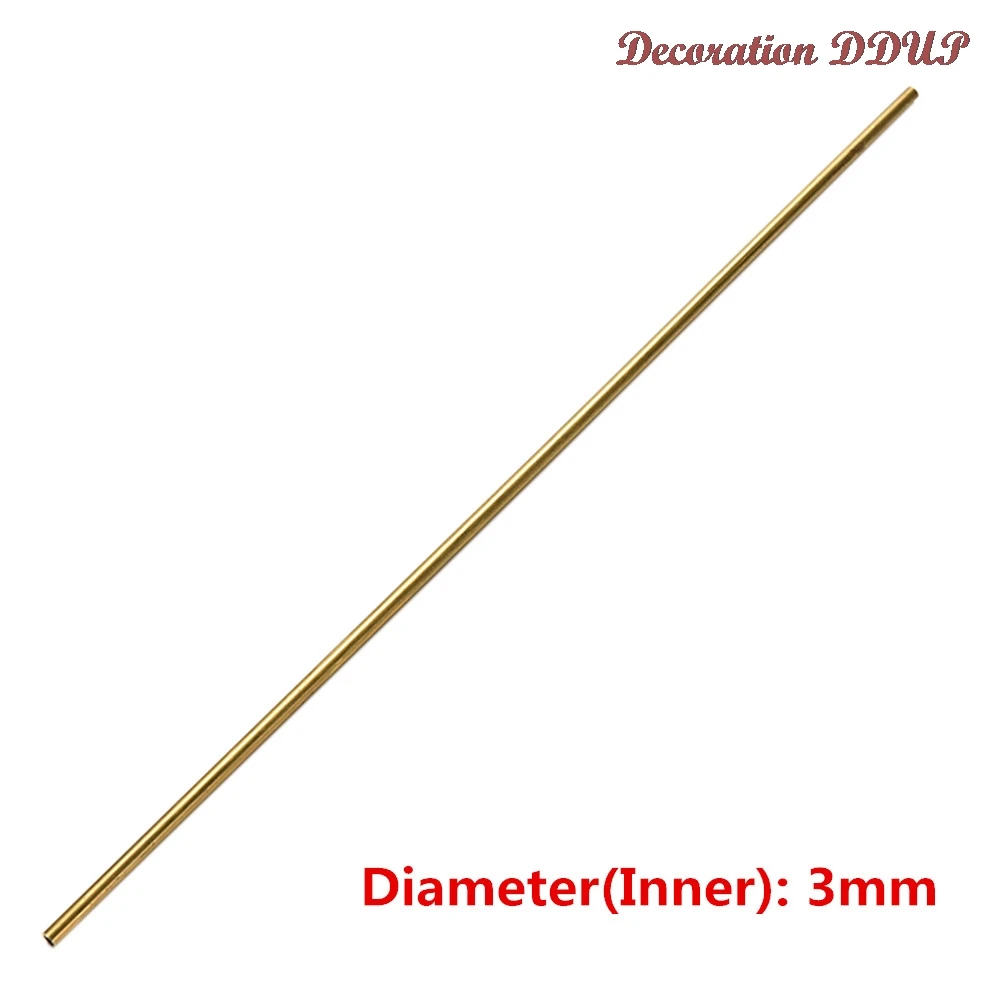 1PC Brass Tubes Pipe Tube Diameter 2mm/3mm/4mm/5mm Length 300mm Long 0.45mm Wall Cutting Tool Parts | Инструменты
