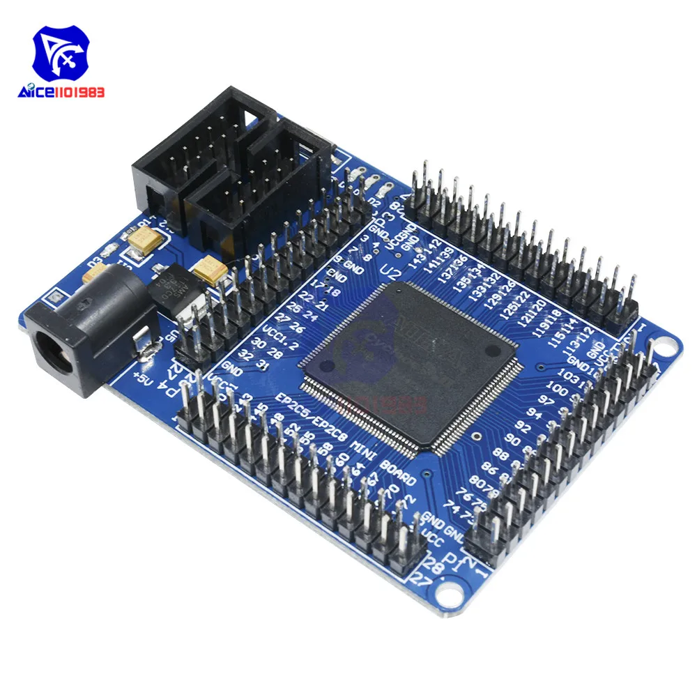 Паяльная плата EPROM 5 в ALTERA FPGA CycloneII EP2C5T144 миниатюрная обучающая для Arduino diymore |