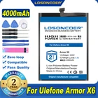 100% Оригинальный LOSONCOER 4000 мАч Armor X6 Аккумулятор для Ulefone 3085 Armor X6 мобильный телефон аккумулятор