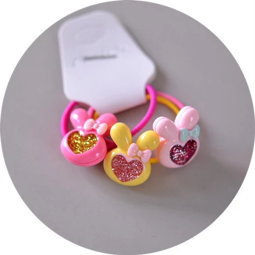 3 шт. Детские эластичные повязки на голову кролика|Аксессуары для волос девочек| |