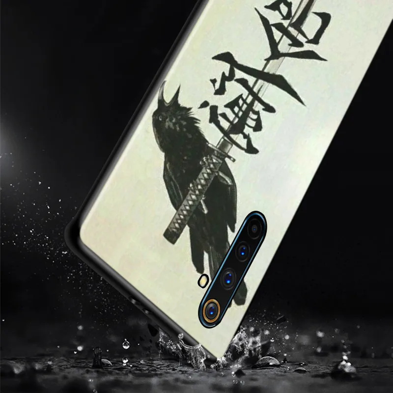 japanese samurai art silicone cover for realme v15 x50 x7 x3 superzoom q2 c11 c3 7i 6i 6s 6 global pro 5g phone case free global shipping