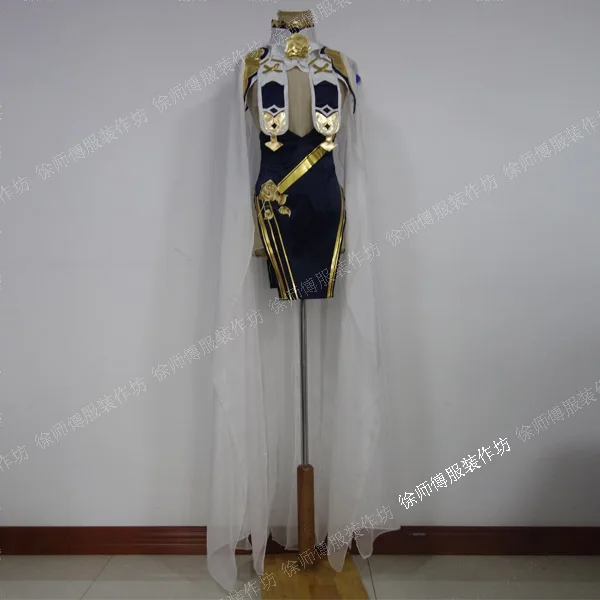 

[Customized] Anime Azur Lane SIRIUS Sexy Cheongsam Uniform Party Dress Cosplay Costume Women Halloween Free Shipping 2020