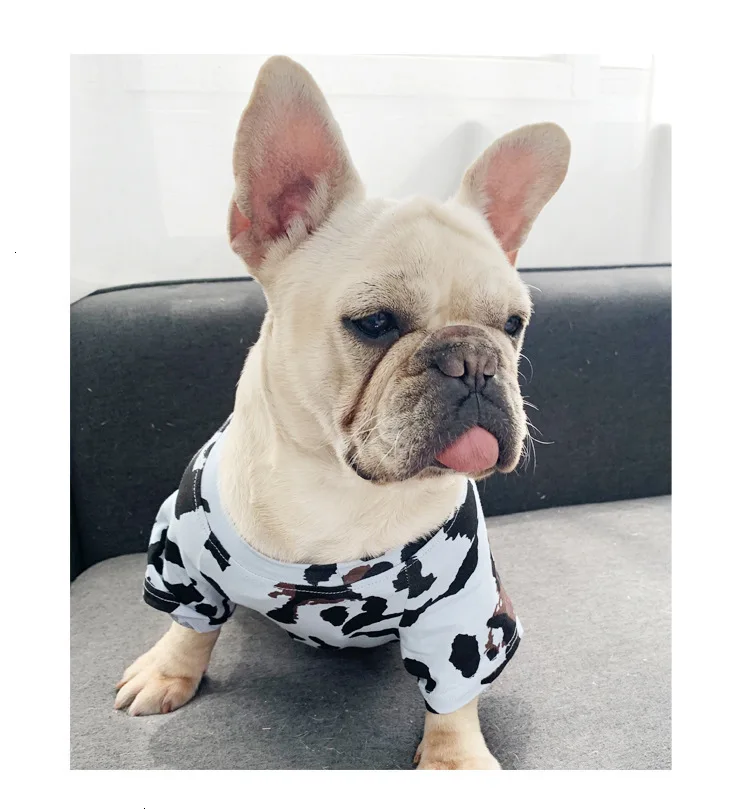 Летняя рубашка для собаки, тонкая дышащая ткань, футболка для питомца, мультяшная улыбка, лицо, горшок, граффити, костюм, универсальный, полный размер