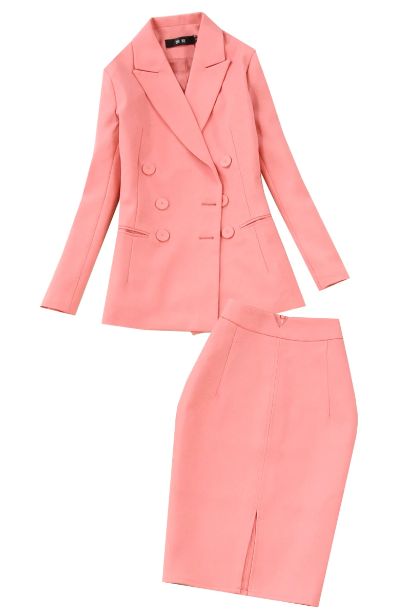 Женский костюм 2019 осень новый большой размер куртка сумка бедра юбка женский