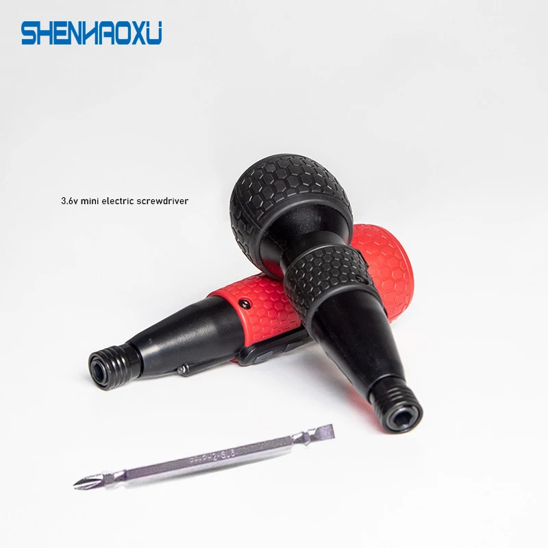 Миниатюрная электрическая отвертка Аккумуляторная дрель литиевая батарея 1800