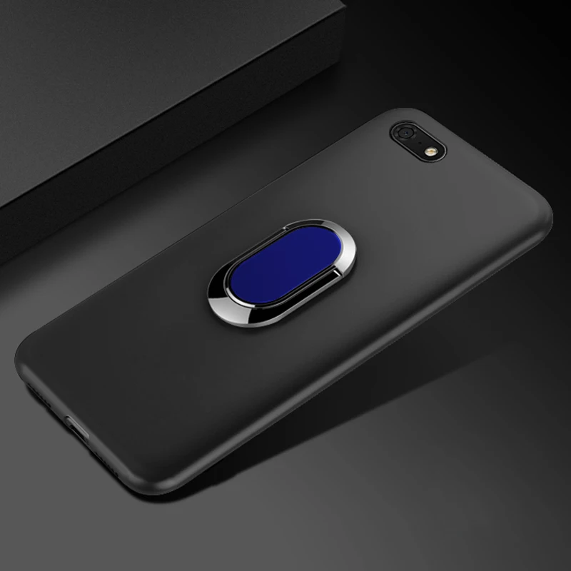 Чехол для телефона Honor 7A русская версия роскошный мягкий черный силиконовый
