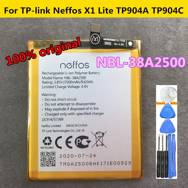 Новый оригинальный телефон аккумулятор емкостью 2500 мАч для TP-link Neffos X1 Lite TP904A TP904C |