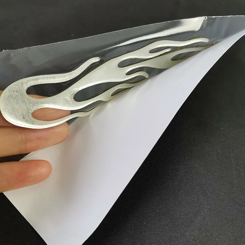3D наклейка для автомобиля Cool Fire Flame эмблема стайлинга значок зеркала заднего вида