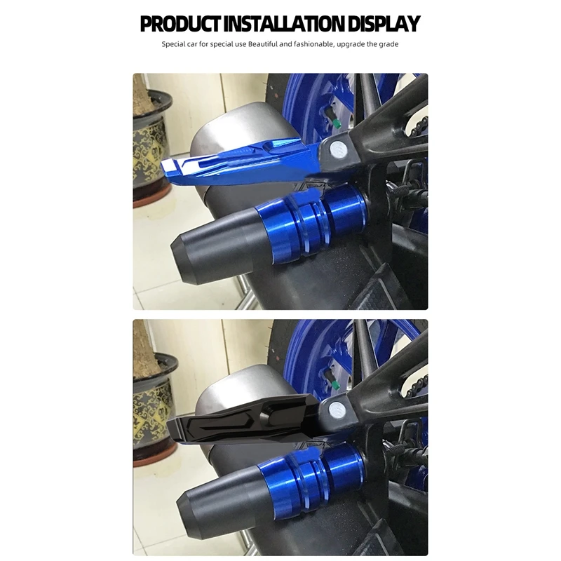 Мотоциклетные алюминиевые педали с подножкой для Yamaha NMAX155 AEROX NVX XMAX TMAX 155 300 530
