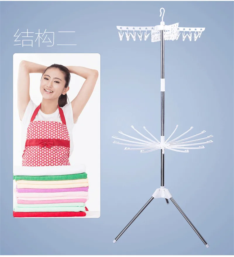 Производители оптом из нержавеющей стали балкон Мобильная сушильная стойка