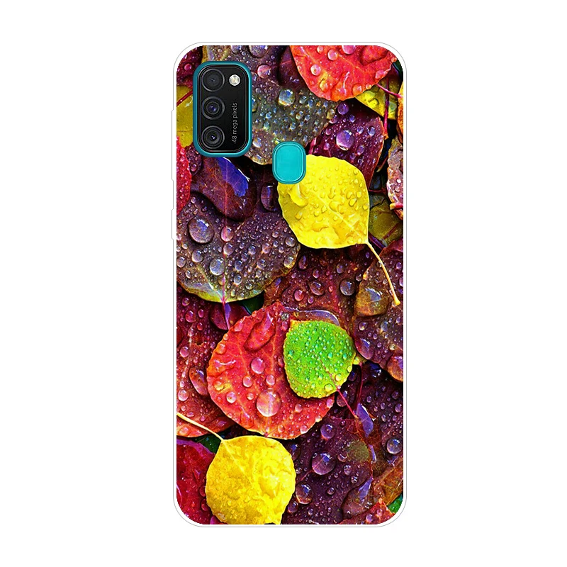 Для Samsung Galaxy M21 чехол M31 силиконовый мягкий ТПУ задняя крышка защитный для