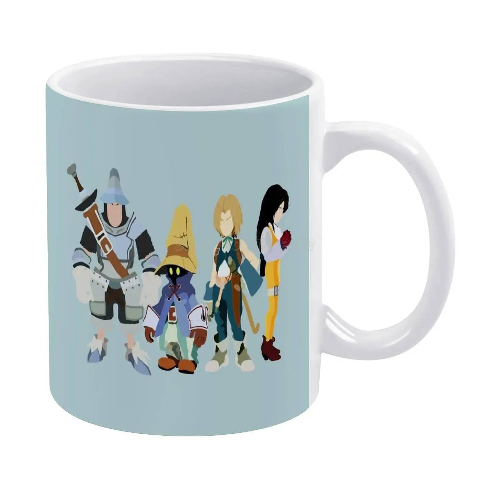 Белая кружка финальная фантазия IX 11 унций забавная керамическая для