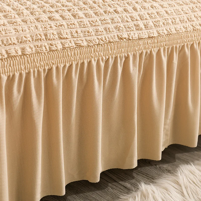 

Luxury Jacquard Sofa Cover with Skirt European Sectional Couch Sofa Covers for Living Room Armchair Sofa Covers Elastic Stretch