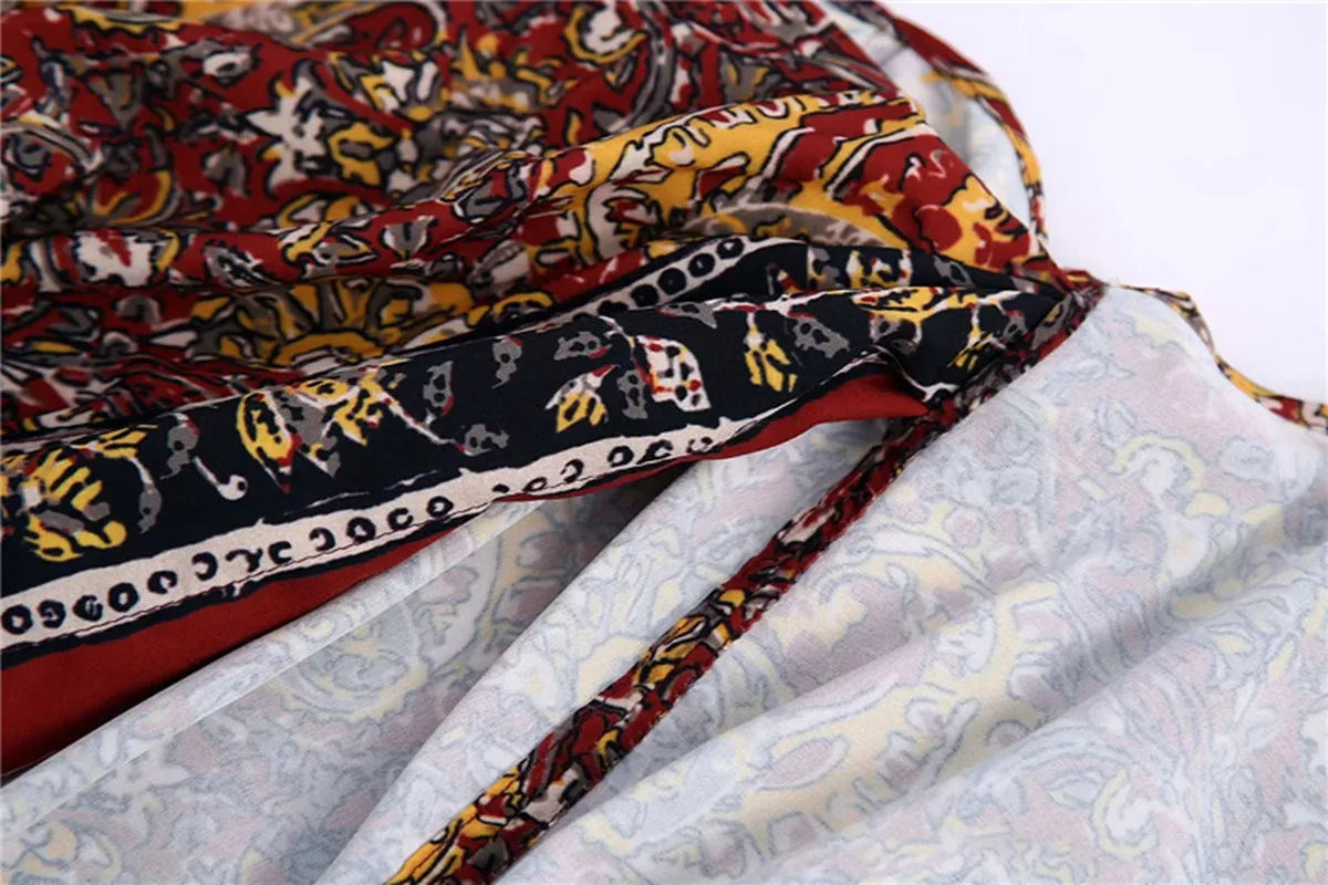 

Mini Skirt Women Chic Fashion Paisley Print Wrap-style Vintage High Waist Side Bow Tied Female Hot Sale Good QualitySkirts Mujer