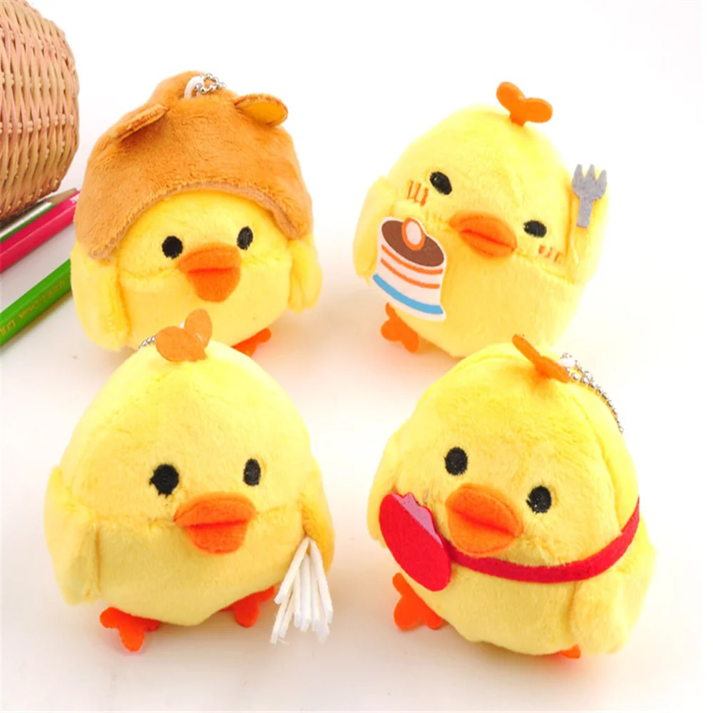 4 дизайна маленькая мягкая курица игрушка кукла плюшевый подарок брелок|toy doll