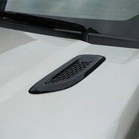 a pair car exterior hood air vent outlet wing cover trim for land rover range rover evoque 2012 2018 car styling accessories