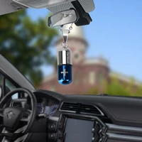 air freshener car hanging perfume pendant empty capsule bottle for essential oils diffuser fragrance ornaments car styling