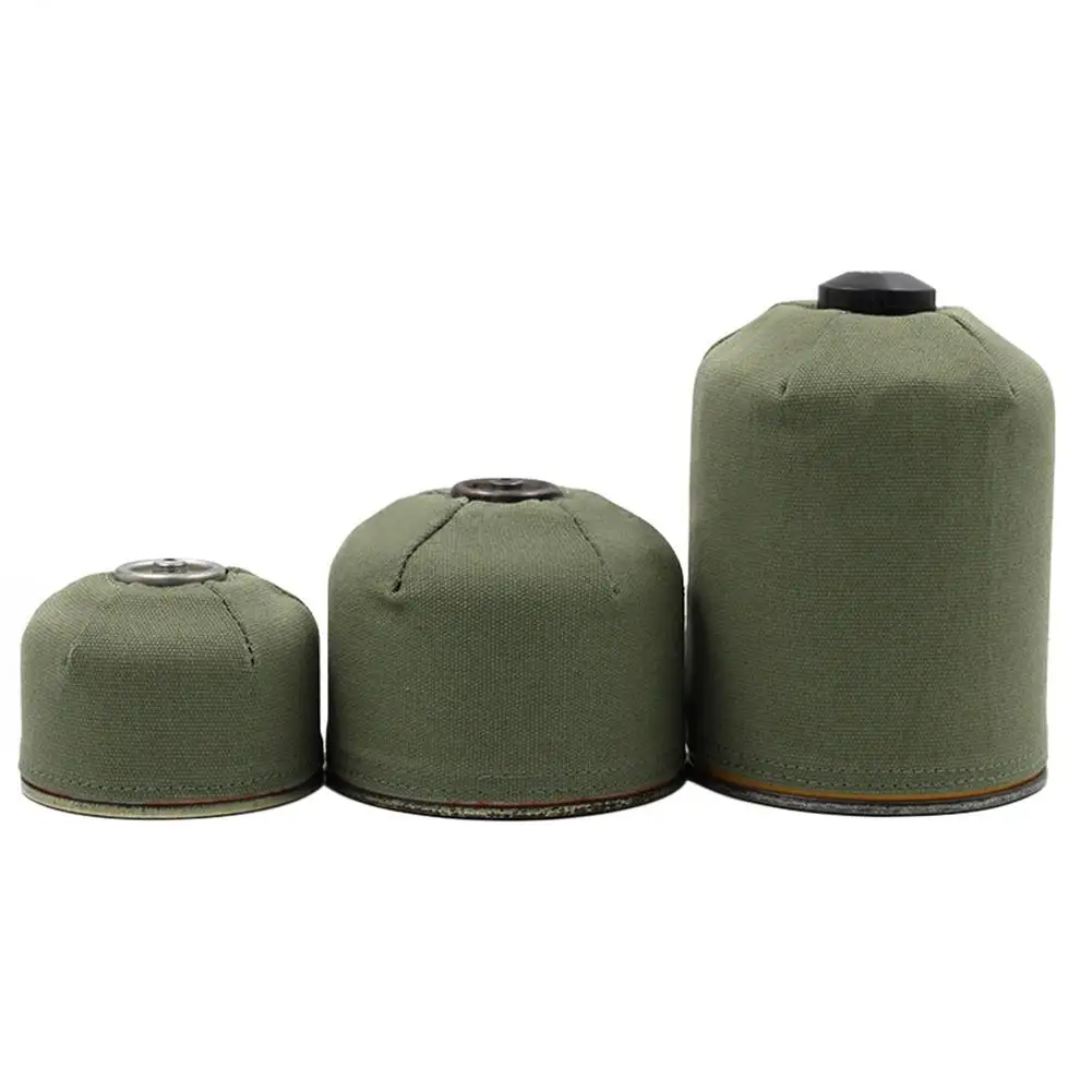 

Camping Gas Tank Cover Tissue Box Protable Gas Canister Protect Case Covers Camp Tool Cotton Linen Gas Tank Storage Bag Holster