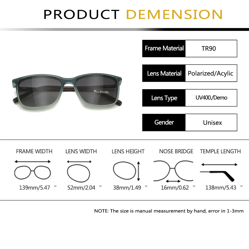 Очки солнцезащитные титановые для мужчин и женщин модные поляризационные