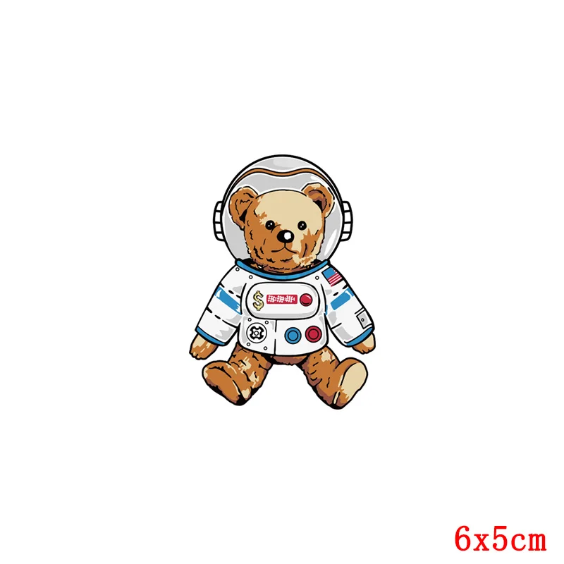 Мультфильм ракета Тепловой Патч пространство теплопередачи патчи планеты