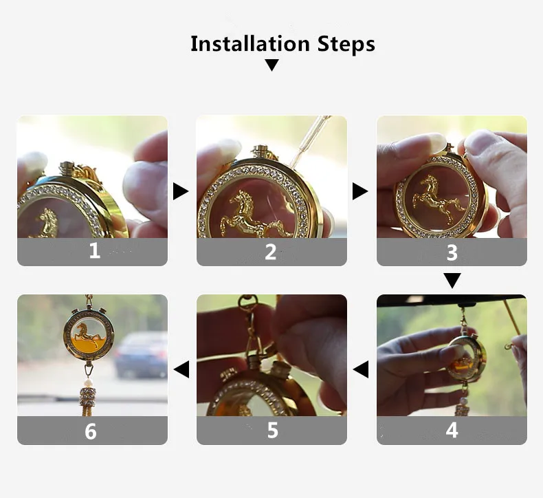 Золото с логотипом автомобиля освежители воздуха диффузор аромат Подвеска для