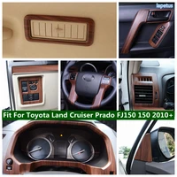 steering wheel head light lamp switch button panel cover trim garnish abs for toyota land cruiser prado fj150 150 2010 2020
