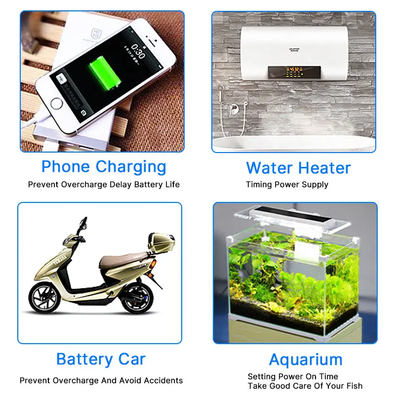 ЕС Великобритания США FR TH Plug цифровой Еженедельный Программируемый