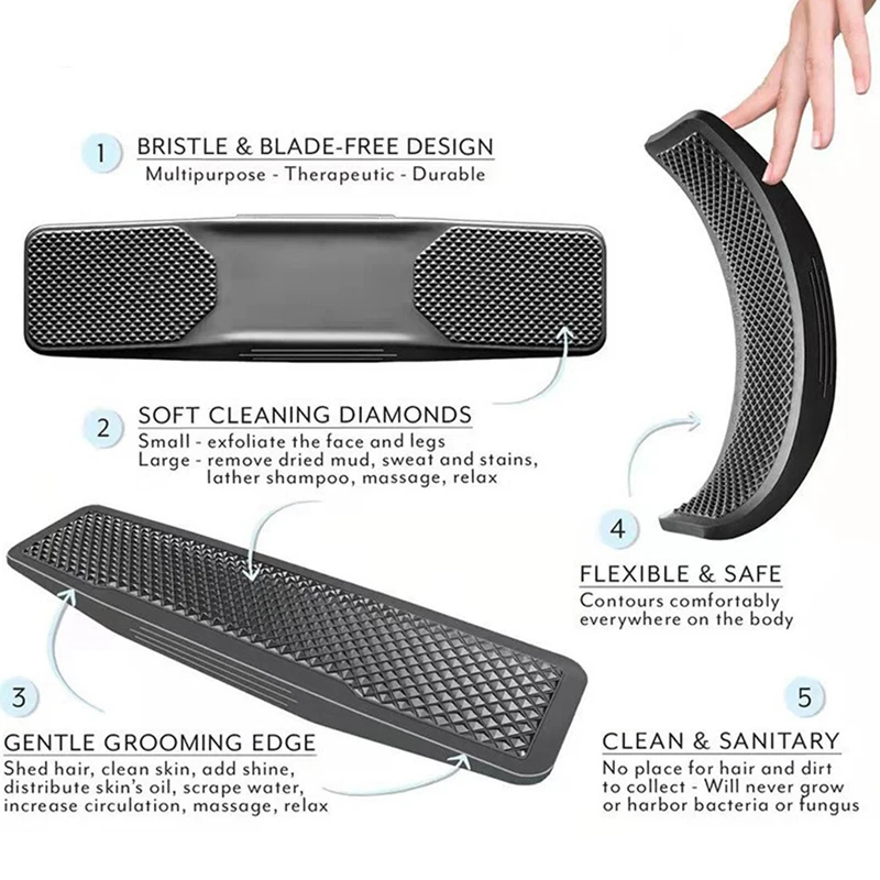 Набор 6 в 1 Массажная щетка для удаления лошадей | Спорт и развлечения