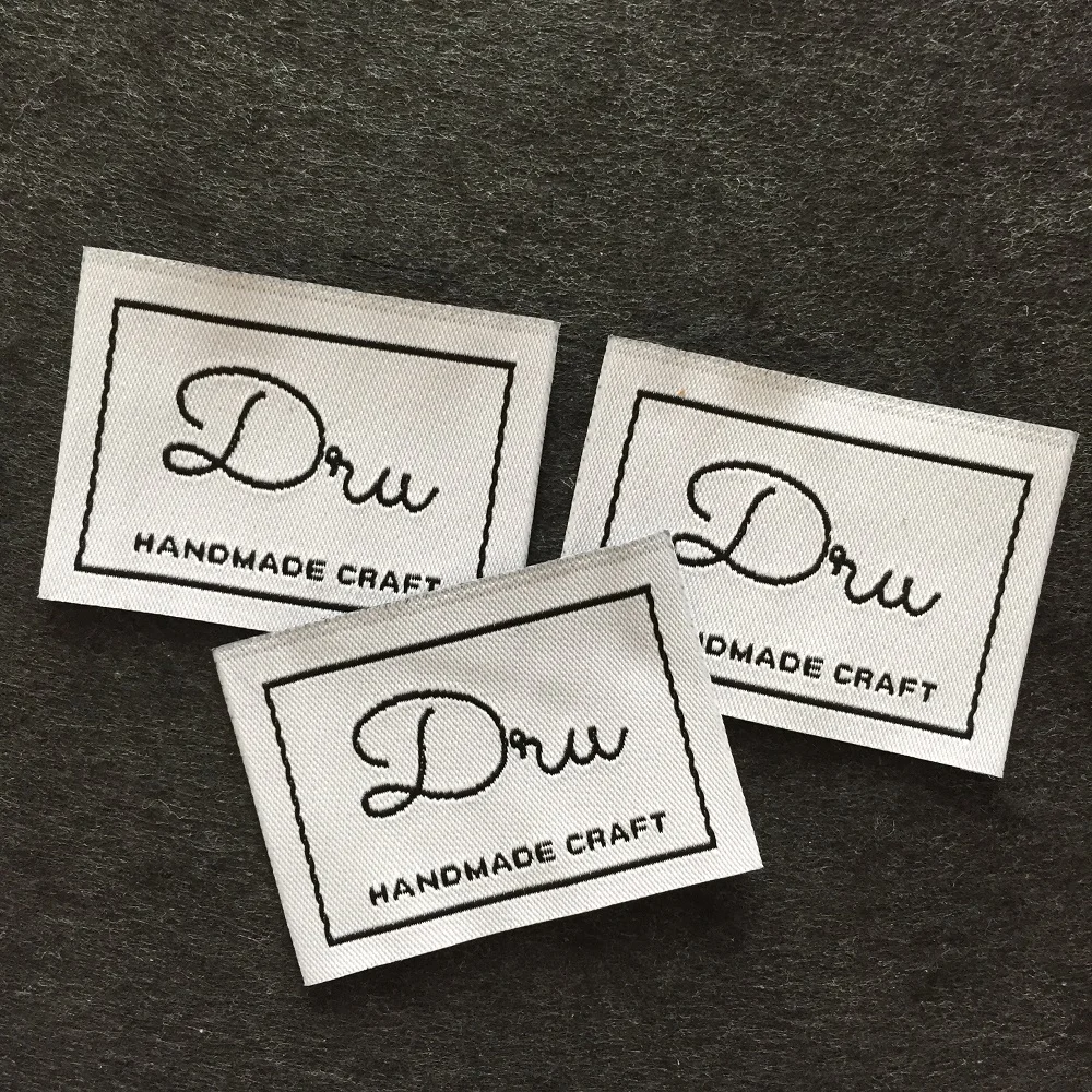 Wholesale Customized Private Design Woven Damask Logo Tag Labels For Clothing | Дом и сад