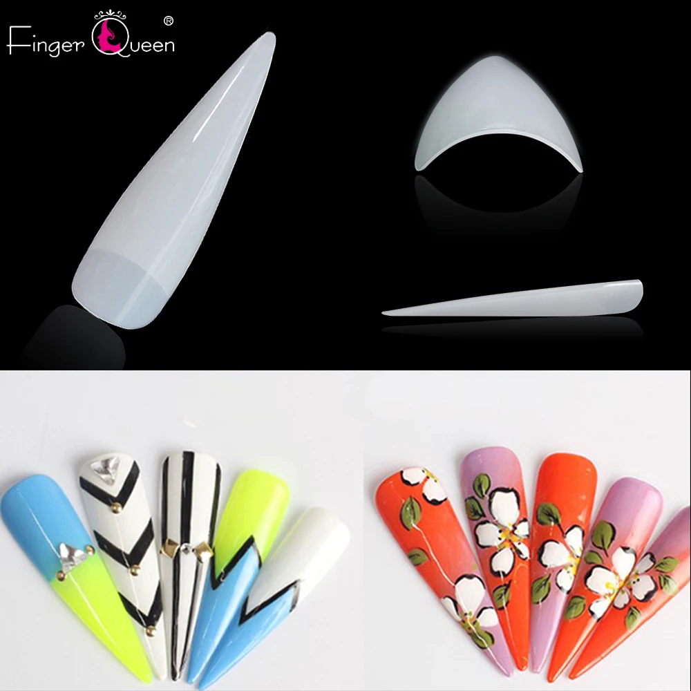 

Fake Nails 500pcs Fashion Ballerina Coffin Nails Tips False Nail