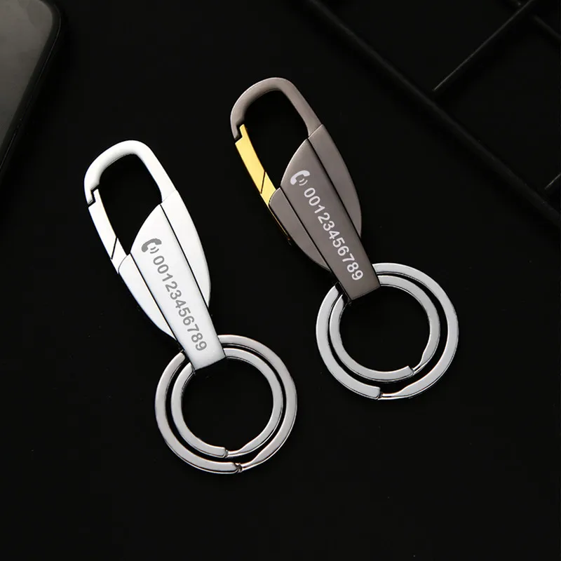 

Мужской брелок для ключей с надписью на заказ, брелок для ключей на пояс, брелок для ключей для автомобильного телефона, брелок для ключей с ...