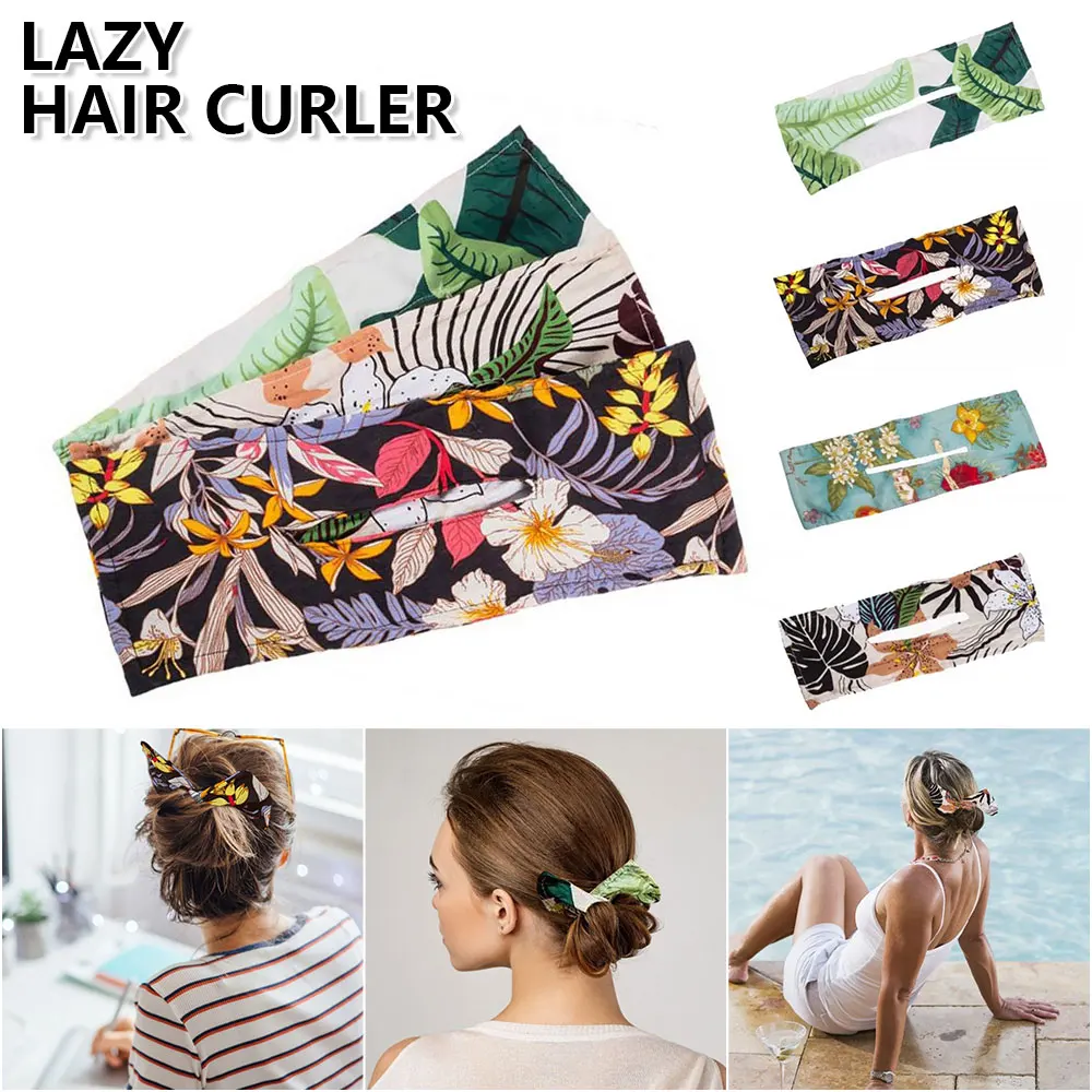 Для женщин и девочек Твист укладки волос повязка на голову летний узлом принт