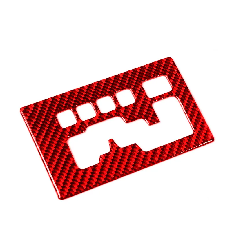 

Universal Dodge Journey 09 A Automatic Gear Panel 1 Set Car Accessories Interior Durable Red Carbon Fiber Stickers Decorative