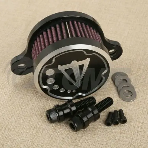 

Aluminum Air Cleaner Intake Filter System For Harley Sportster XL 883 1200 04-15