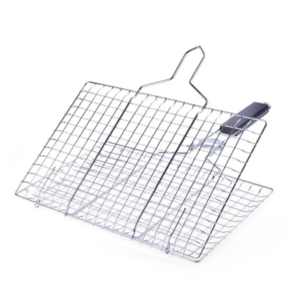 Барбекю из нержавеющей стали сетка на гриле съемный гриль складной квадратная