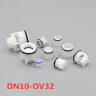 Вставной пластиковый обратный клапан, пружина для проверки 10-32 мм, клапан для полива аквариума, сада, 1 шт.