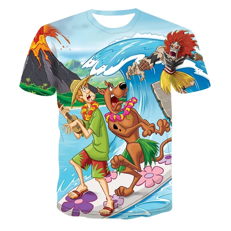 

2021 New Graphic T-shirt 3d Printing Dog Pattern Men's T-shirt Casual Short-sleeved O-neck Fashion Funny Men's T Shirts Summer
