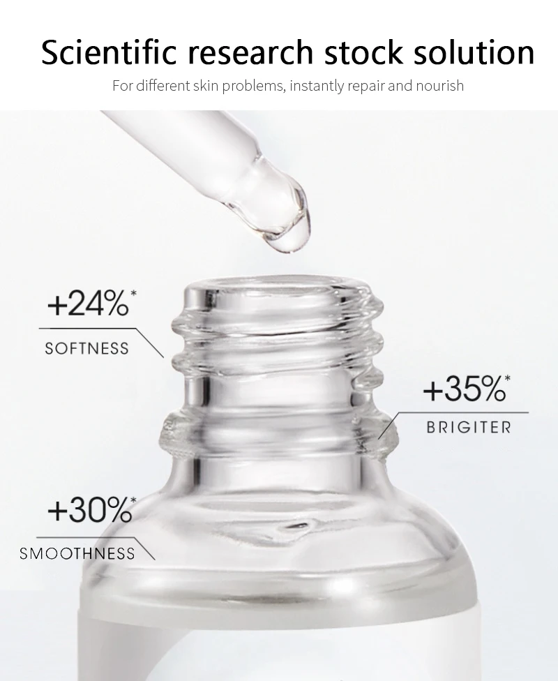 

30ml Hyaluronic Face Serum Aacid Pore Shrinking Whitening Moisturizing Brightening Spotting Serum Facial Treatment TSLM1