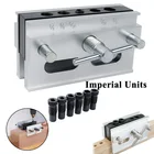 1 комплект Регулируемый локатор, штамповочный зажим, Самоцентрирующийся дырокол для деревообработки, направляющая для сверления, инструмент для мебели сделай сам