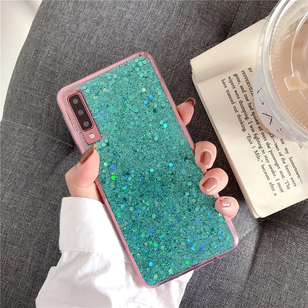 GR Блестящий силиконовый чехол для телефона huawei P20 Pro P30 Lite mate 10 20 X P10 Plus P Smart 30 блестки Чехлы Fundas Hoesje - Цвет: GR