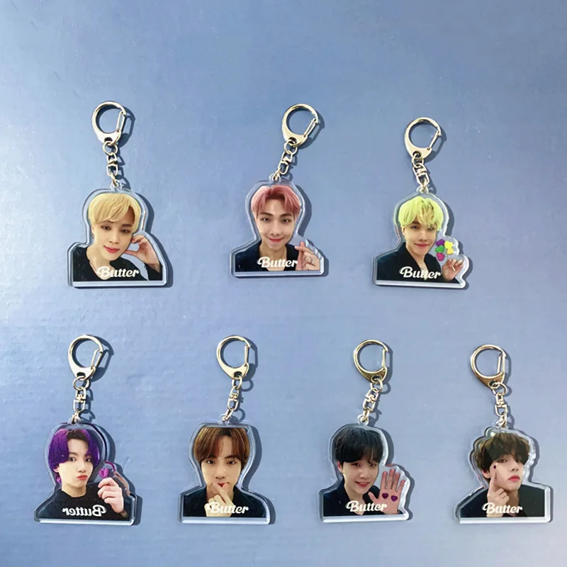 Kpop масло акриловый брелок Jimin Suga Rm Jungkook V Jin Jhope рисунок кулон логотипы марок машин
