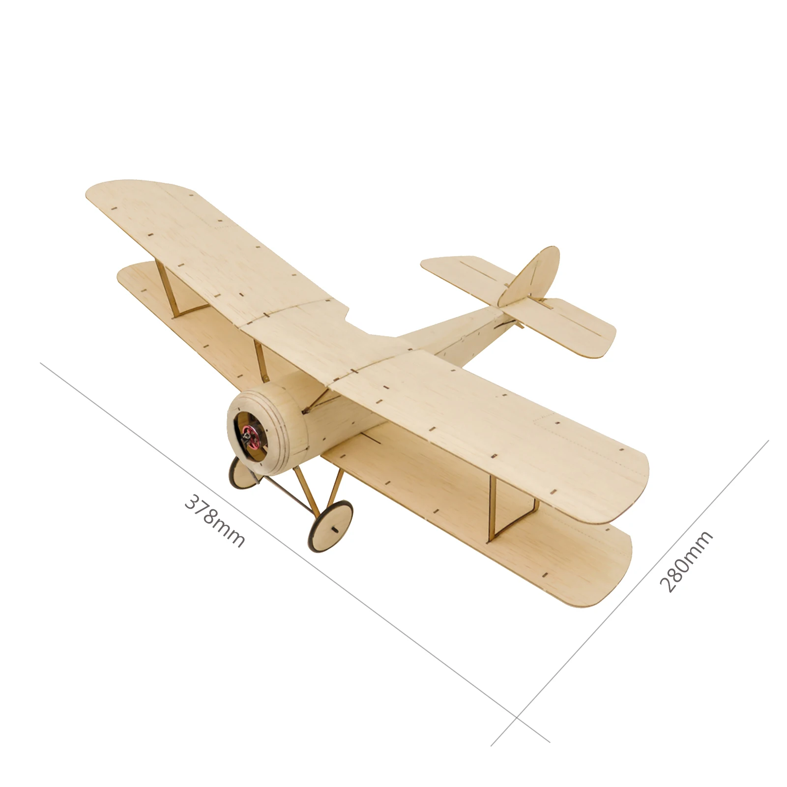 DWH K06 Sopwith щенка RC самолет пробкового дерева 378mm размах крыльев на открытом воздухе