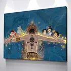 Картина One Piece - Арка Маринфорда красочная Картина на холсте, современный домашний декор комнаты