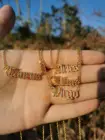 Зодиак 12 созвездий ожерелья для женщин из нержавеющей стали с буквами Близнецы Скорпион рыбы Весы Телец Водолей день рождения чокер